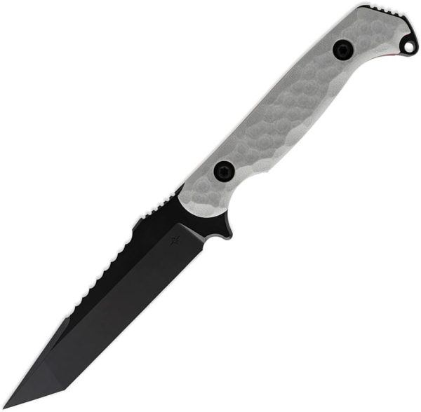 TR33838.jpg Toor Darter T Fixed Blade CPM S35VN Tanto Gray G10 Knife