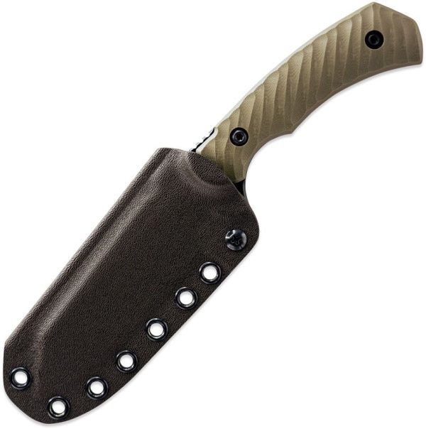 Toor Zenith Fixed Blade CPM Cru-Wear Green G10 Knife