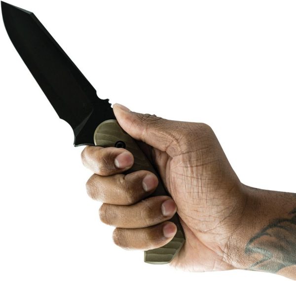 Toor Zenith Fixed Blade CPM Cru-Wear Green G10 Knife