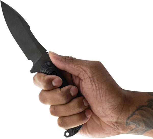 Toor Apnea Fixed Blade Havoc Black CPM Cru-Wear Knife