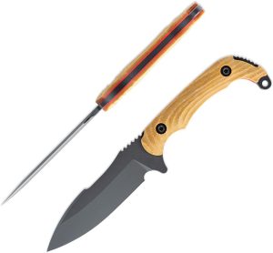 Toor Pin-Up Apnea Fixed Blade CPM Cru-Wear Steel Knife USA
