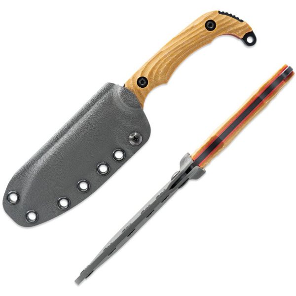 Toor Pin-Up Apnea Fixed Blade CPM Cru-Wear Steel Knife USA