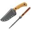Toor Pin-Up Mullet Fixed Blade CPM-M4 Black Micarta USA
