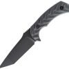 Toor Mullet T Socom Black Fixed Blade Knife CPM-M4