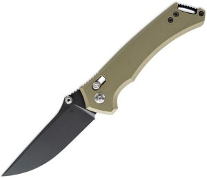 Toor Draper Crossbar Lock OD Green CPM MagnaCut Folding Knife