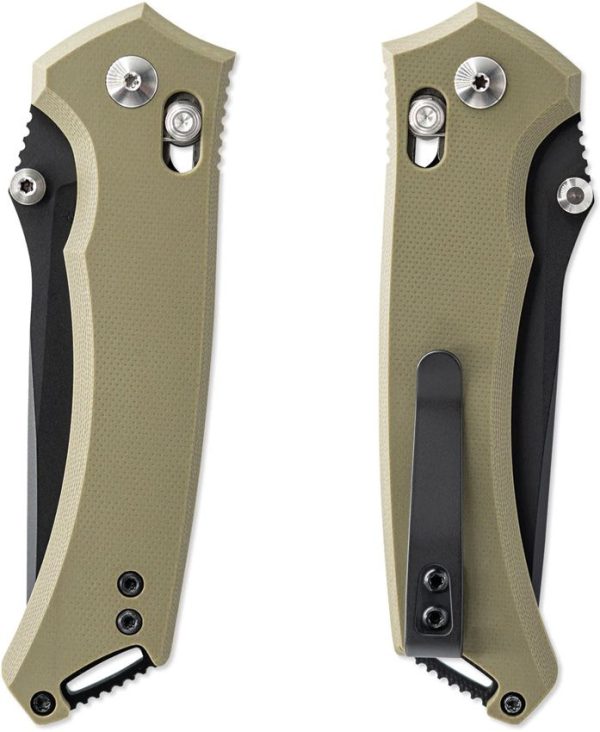 Toor Draper Crossbar Lock OD Green CPM MagnaCut Folding Knife