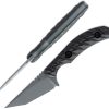 Toor Shifter T Fixed Blade 2.75" CPM-M4 Gray Tanto Knife USA