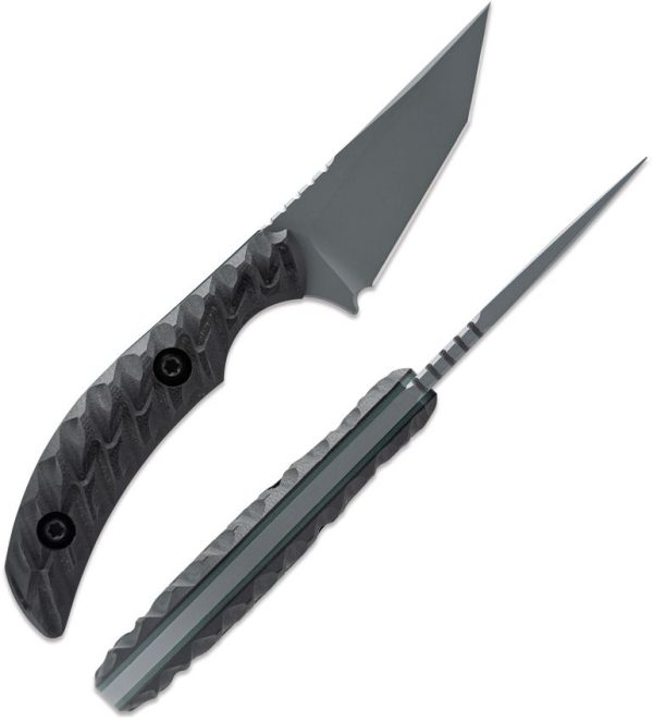 Toor Shifter T Fixed Blade 2.75" CPM-M4 Gray Tanto Knife USA