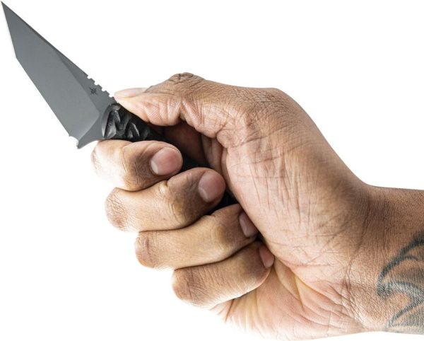 Toor Shifter T Fixed Blade 2.75" CPM-M4 Gray Tanto Knife USA