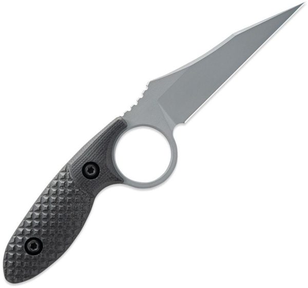 Toor Cortano Fixed Blade CPM-M4 Wharncliffe Gray G10 Knife