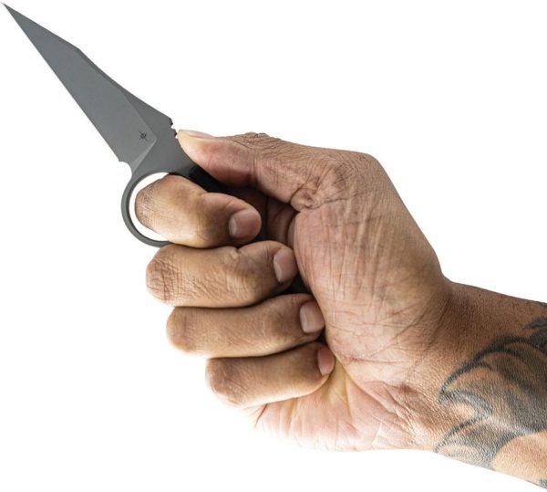 Toor Cortano Fixed Blade CPM-M4 Wharncliffe Gray G10 Knife