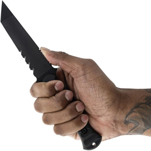 Toor Overlord Fixed Blade Shadow 4.5" CPM-154 Black G10