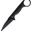 Toor Jank Shank W Fixed Blade CPM-M4 Black Wharncliffe Knife