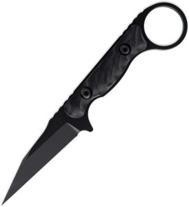 TR64240.jpg Toor Jank Shank W Fixed Blade CPM-M4 Black Wharncliffe Knife
