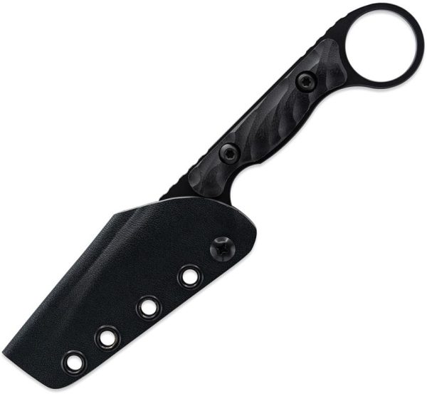Toor Jank Shank W Fixed Blade CPM-M4 Black Wharncliffe Knife