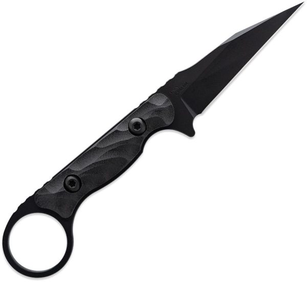 Toor Jank Shank W Fixed Blade CPM-M4 Black Wharncliffe Knife