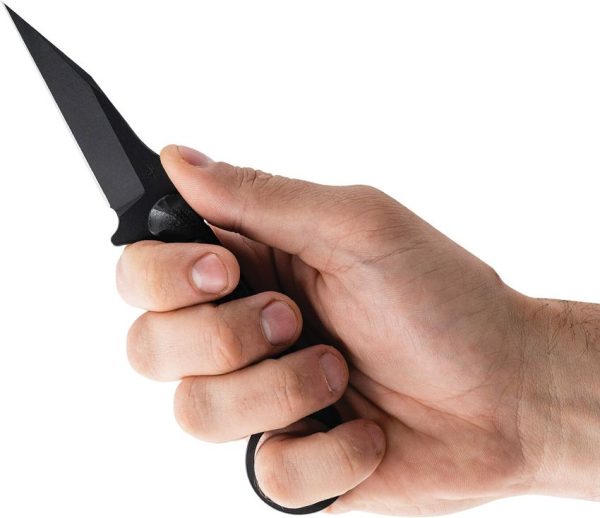 Toor Jank Shank W Fixed Blade CPM-M4 Black Wharncliffe Knife