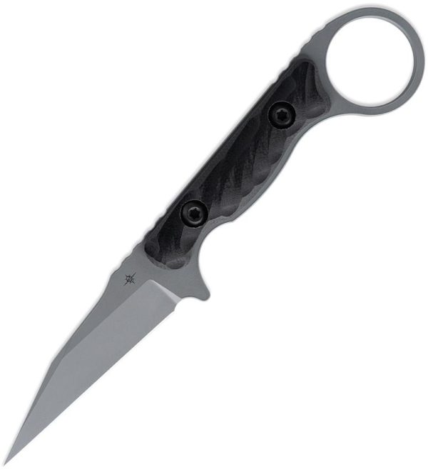 Toor Jank Shank W Fixed Blade CPM-M4 Gray G10 Knife