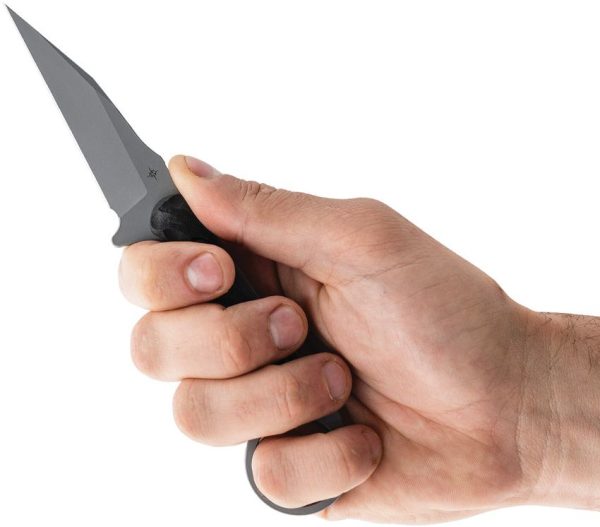 Toor Jank Shank W Fixed Blade CPM-M4 Gray G10 Knife