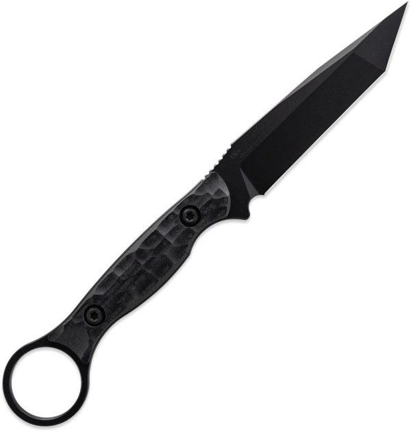 Toor Serpent T Fixed Blade CPM-M4 Black G10 Tanto Knife