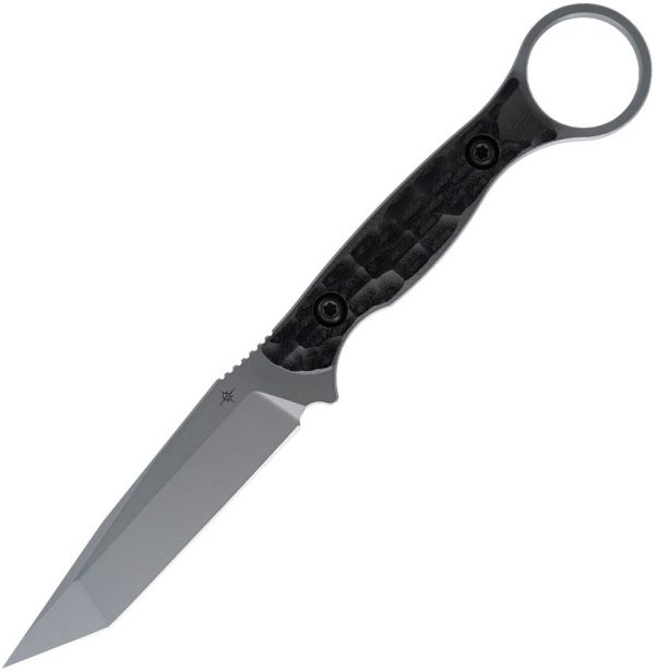 Toor Serpent T Fixed Blade CPM-3V Gray Oxide Tanto Knife