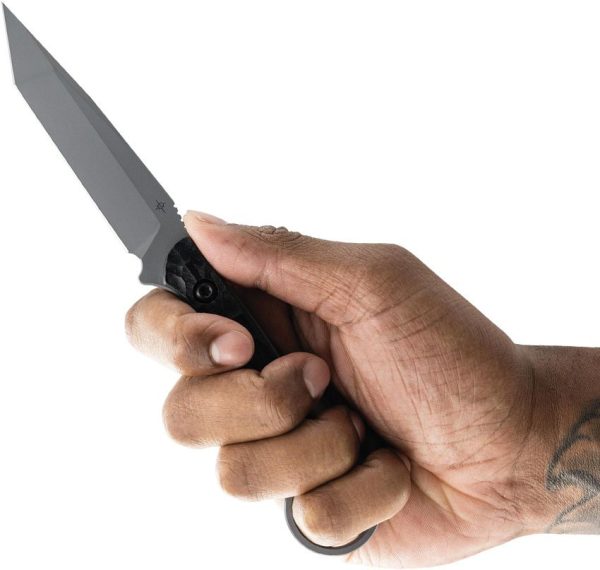 Toor Serpent T Fixed Blade CPM-3V Gray Oxide Tanto Knife