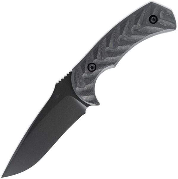 Toor Mullet S Fixed Blade CPM-M4 Black 4" Knife Sheath