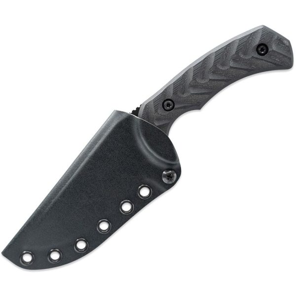 Toor Mullet S Fixed Blade CPM-M4 Black 4" Knife Sheath