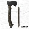 Toor Campfire Camp Axe D2 Steel Green Micarta Fixed Blade