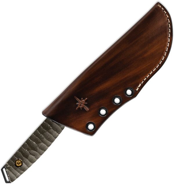 Toor Campfire Field 2.0 Fixed Blade - CPM-154 Green Micarta