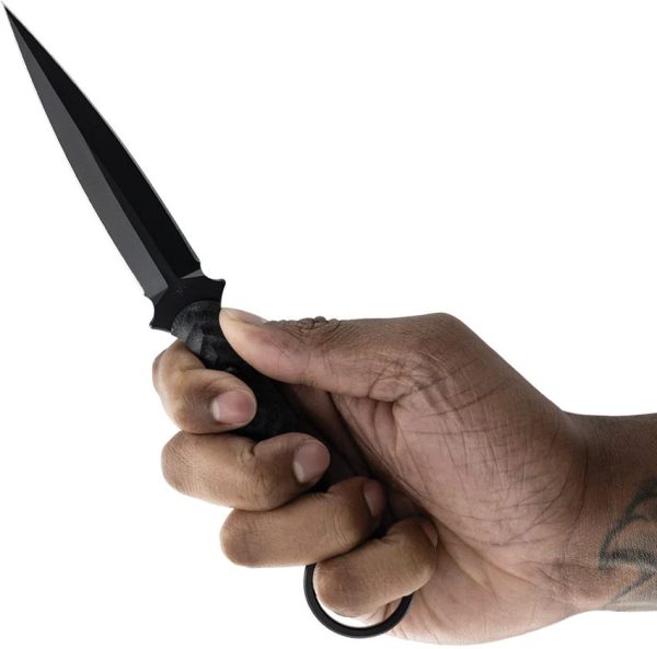 Toor Specter R Fixed Blade Dagger CPM-M4 Black G10 Kydex