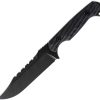 TR64289.jpg Toor Crewman Fixed Blade Black CPM Cru-Wear Steel Knife