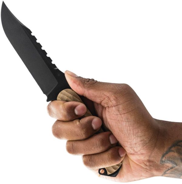 TR64290_add_03.jpg Toor Crewman Fixed Blade Tan CPM Cru-Wear Sawback Knife