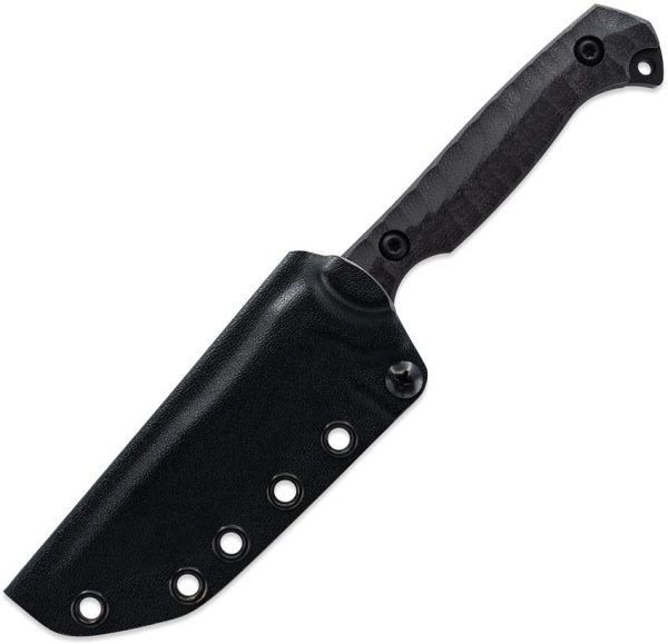 Toor Krypteia T Fixed Blade CPM-M4 Black G10 Kydex Sheath