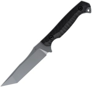 TR64293.jpg Toor Krypteia T Fixed Blade CPM-M4 Gray Tanto Knife