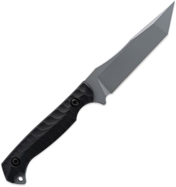 Toor Krypteia T Fixed Blade CPM-M4 Gray Tanto Knife