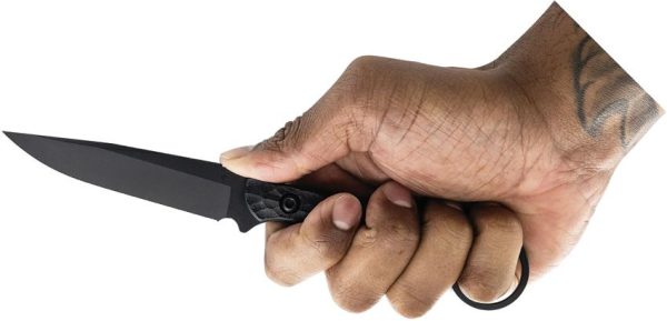 Toor Serpent S Fixed Blade CPM-M4 Black G10 Kydex Sheath