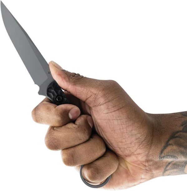 Toor Serpent S Fixed Blade CPM-M4 Gray G10 Knife