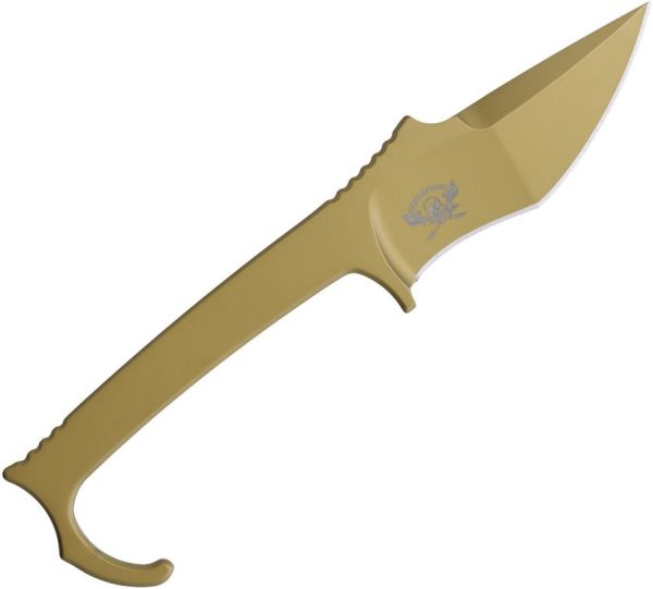 TR70893.jpg Toor MDV Plus One Bounty Gold Fixed Blade D2 Steel Knife