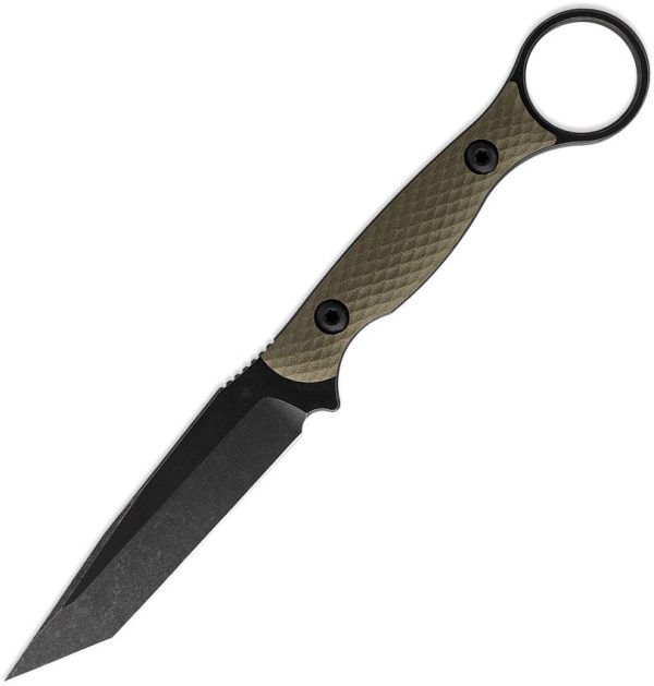 Toor Serpent T Fixed Blade Knife 3.75" CPM-3V Green G10