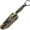 Toor Serpent T Fixed Blade Knife 3.75" CPM-3V Green G10