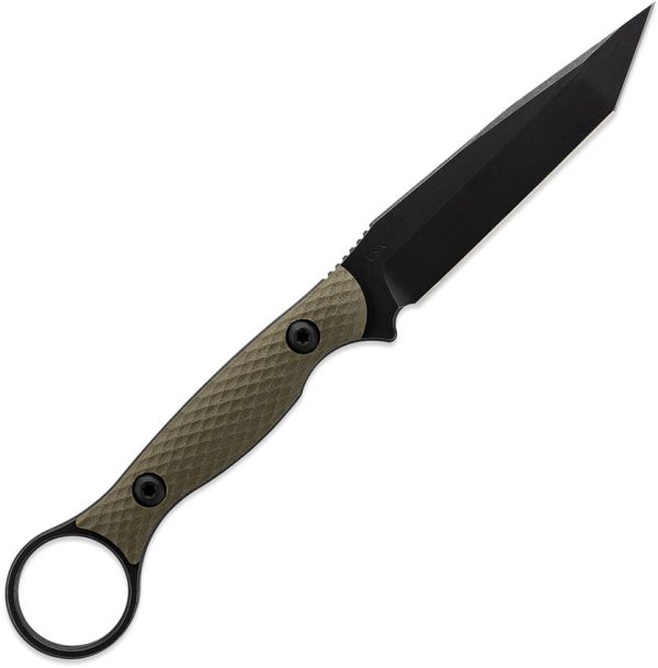 Toor Serpent T Fixed Blade Knife 3.75" CPM-3V Green G10