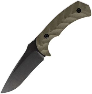 Toor Mullet Fixed Blade Covert Green CPM-154 Stainless Knife