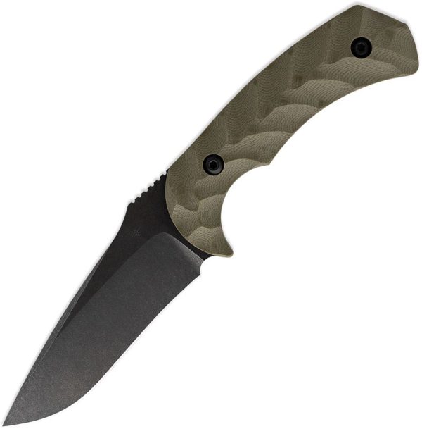 Toor Mullet Fixed Blade Covert Green CPM-154 Stainless Knife