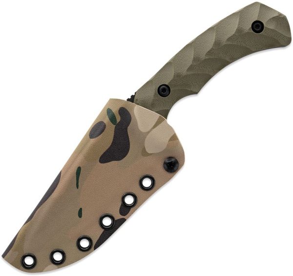 Toor Mullet Fixed Blade Covert Green CPM-154 Stainless Knife