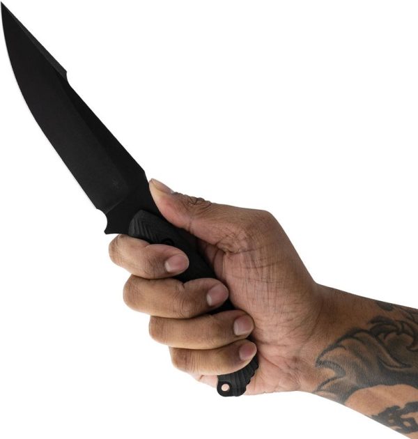 Toor Raven Fixed Blade Carbon - CPM-3V Black G10
