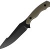 Toor Raven Fixed Blade Covert - CPM-3V Green G10