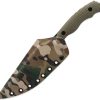 Toor Raven Fixed Blade Covert - CPM-3V Green G10