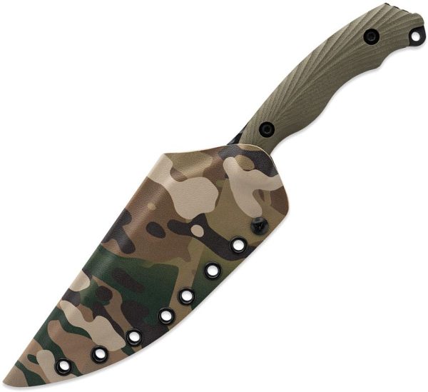 Toor Raven Fixed Blade Covert - CPM-3V Green G10