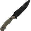 Toor Raven Fixed Blade Covert - CPM-3V Green G10